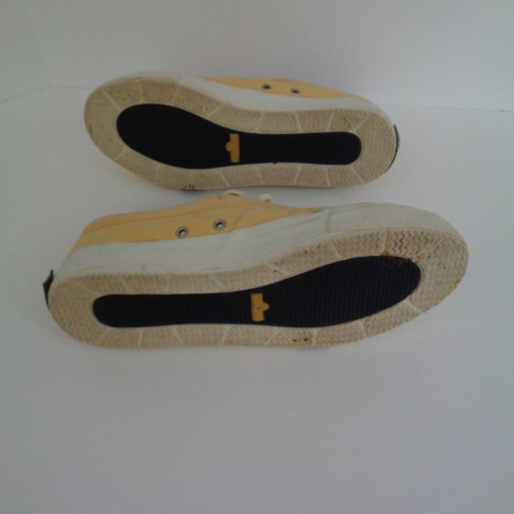 SEBAGO Docksides Womans Vtg Canvas Shoes 8M - Picture 6 of 8